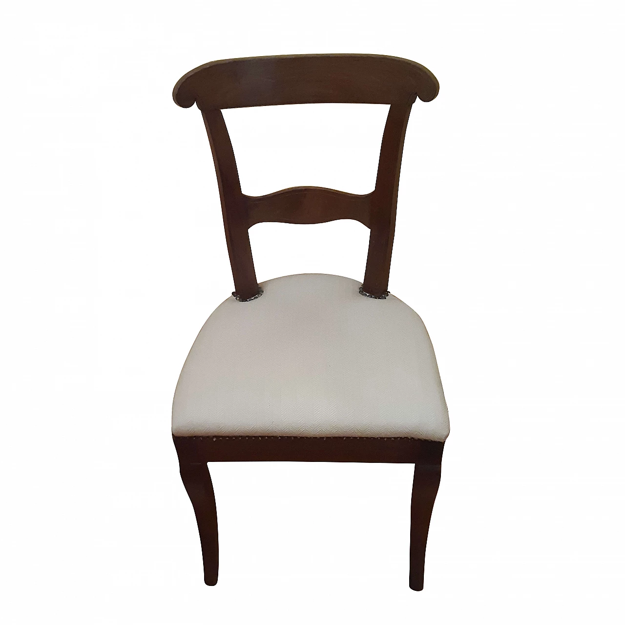 Sedia in Stile Barocco rivestita in tessuto, '800 7