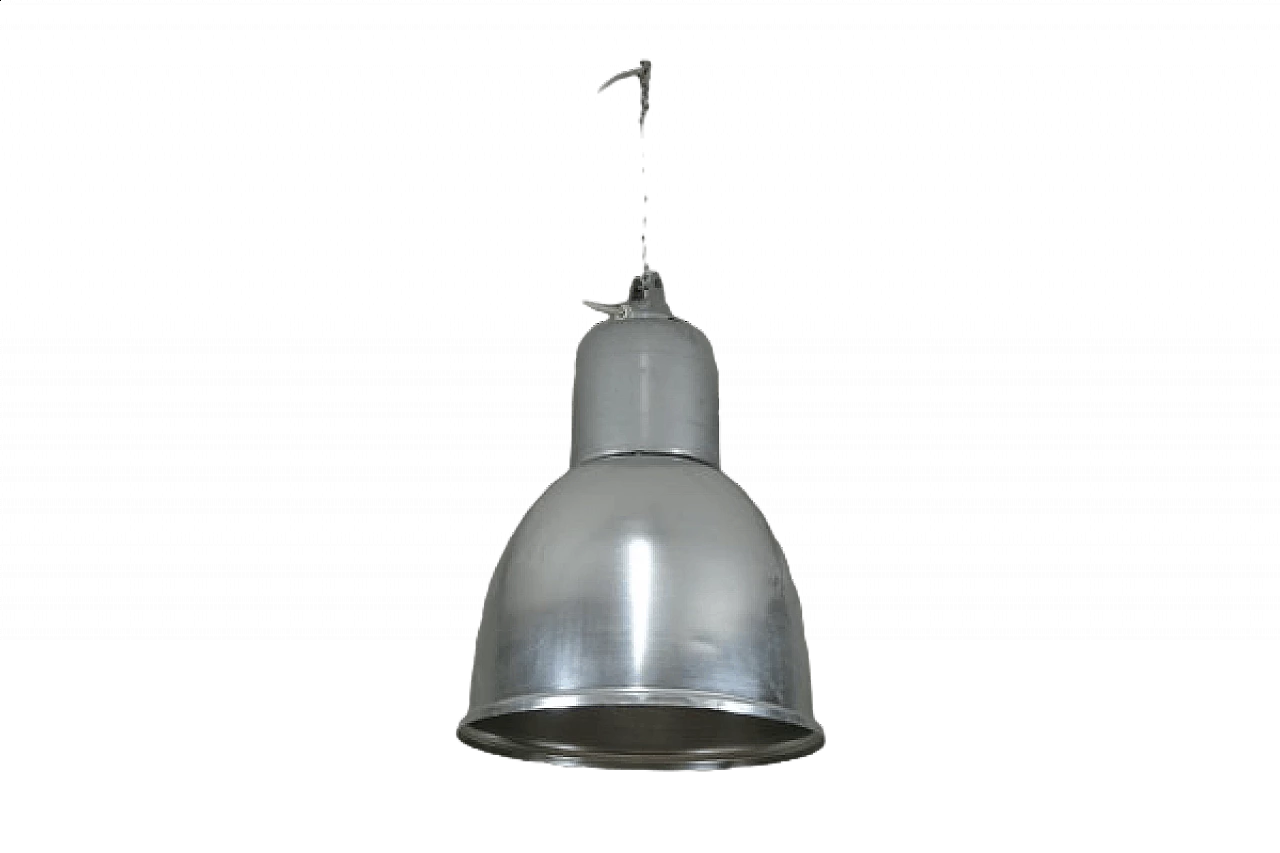 Industrial lamp in aluminum and metal, 1970s 7