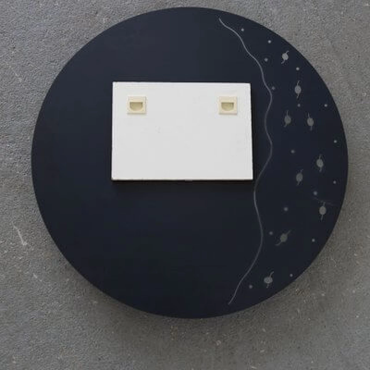 Specchio Pleiadi di Cristal Art, anni '70 2