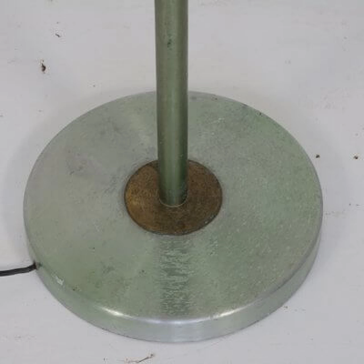 Painted aluminium floor lamp by Oscar Torlasco, 1960s 8