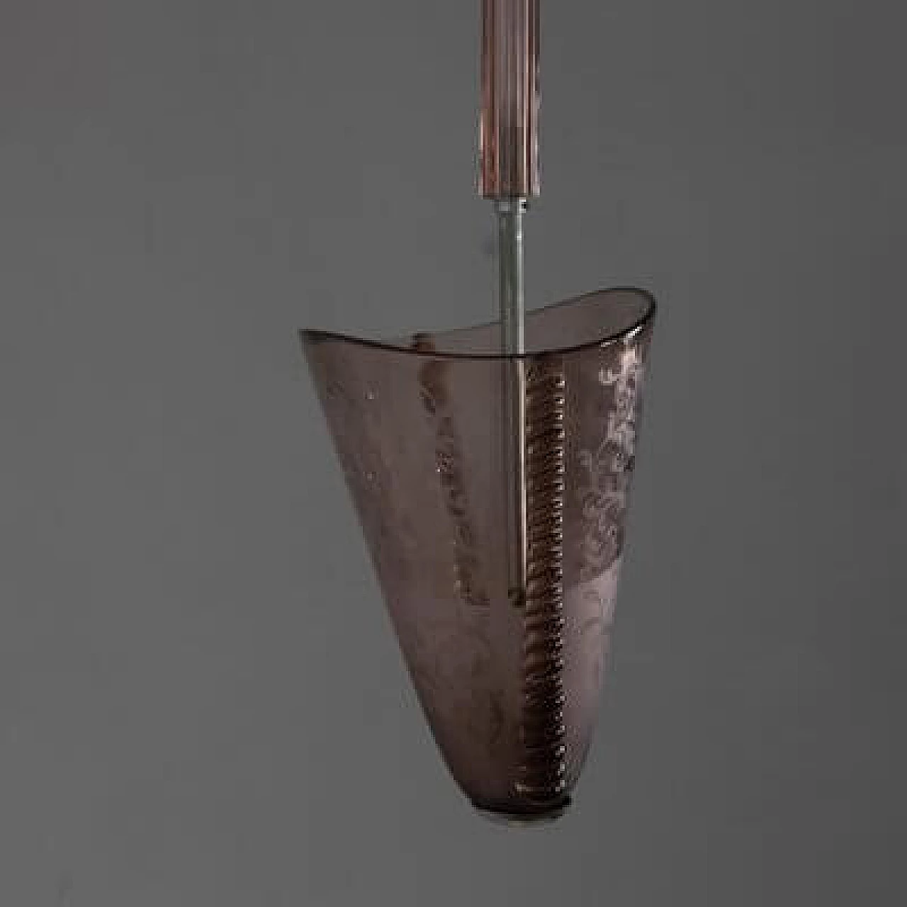 Lampadario in vetro di Murano, anni '50 4
