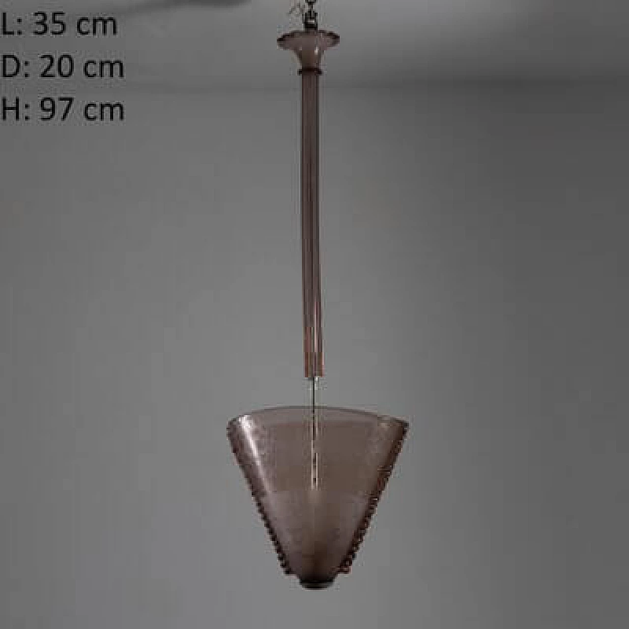 Murano Glass chandelier, 1950s 8