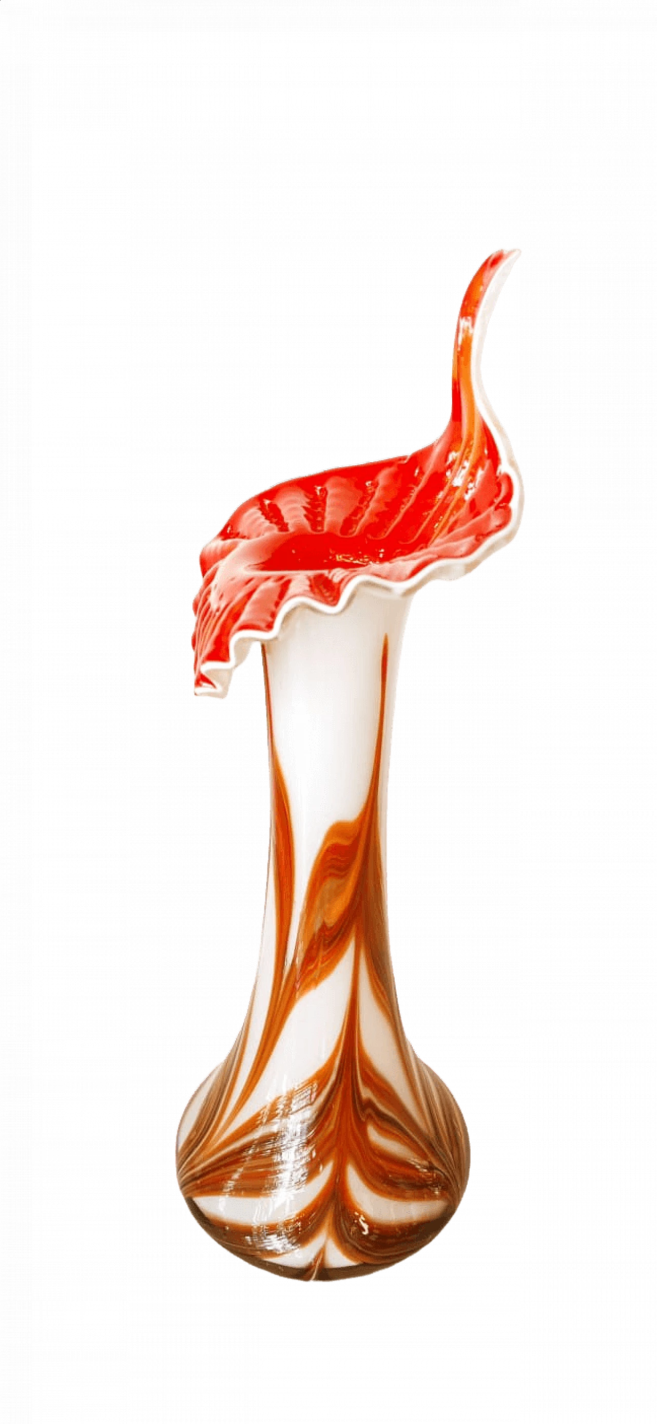 Bulb shaped vase in Murano glass, 1970s 22