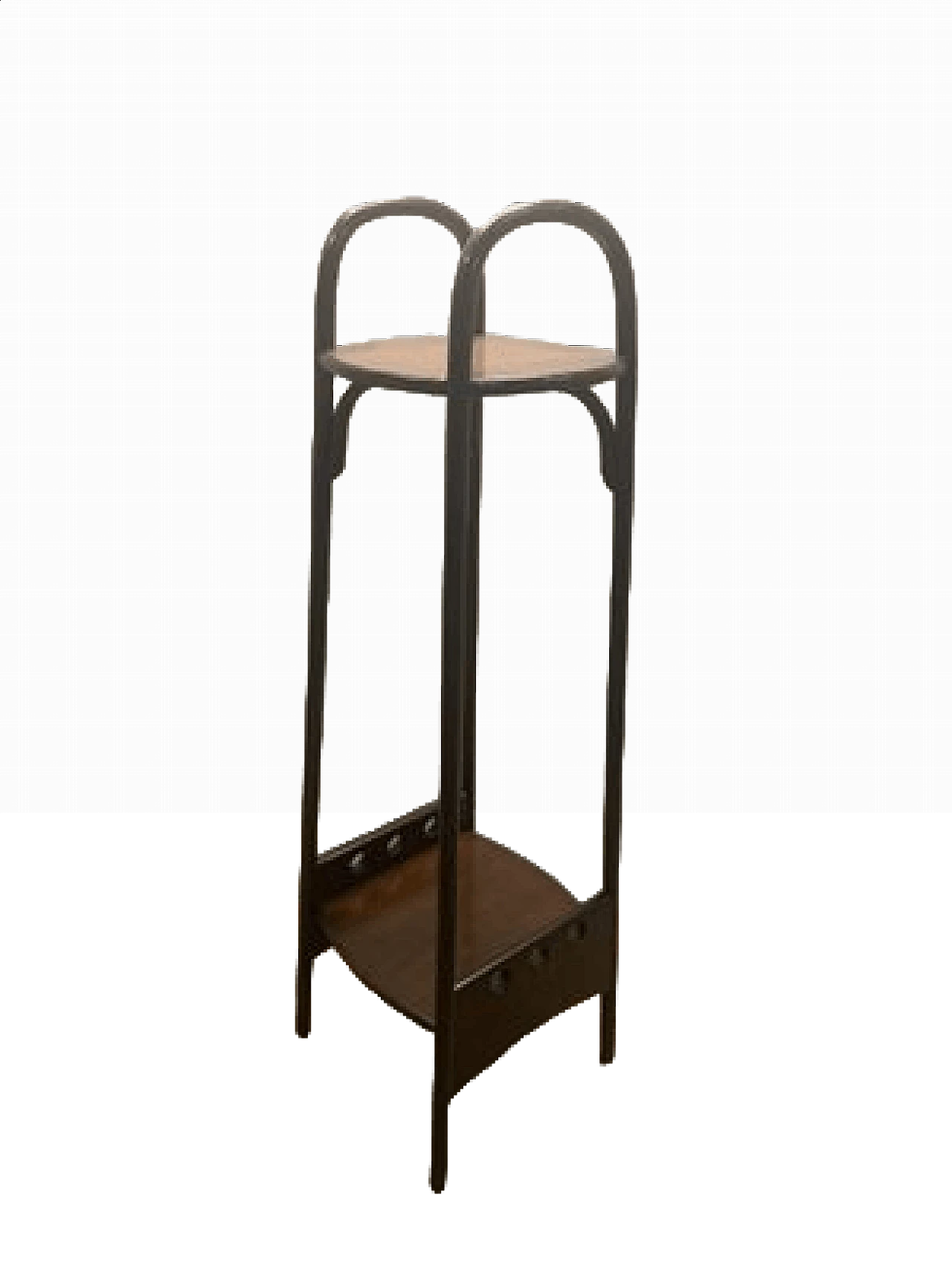 Vase holder in wood by Otto Wagner for Gebrüder Thonet, early 1900s 5