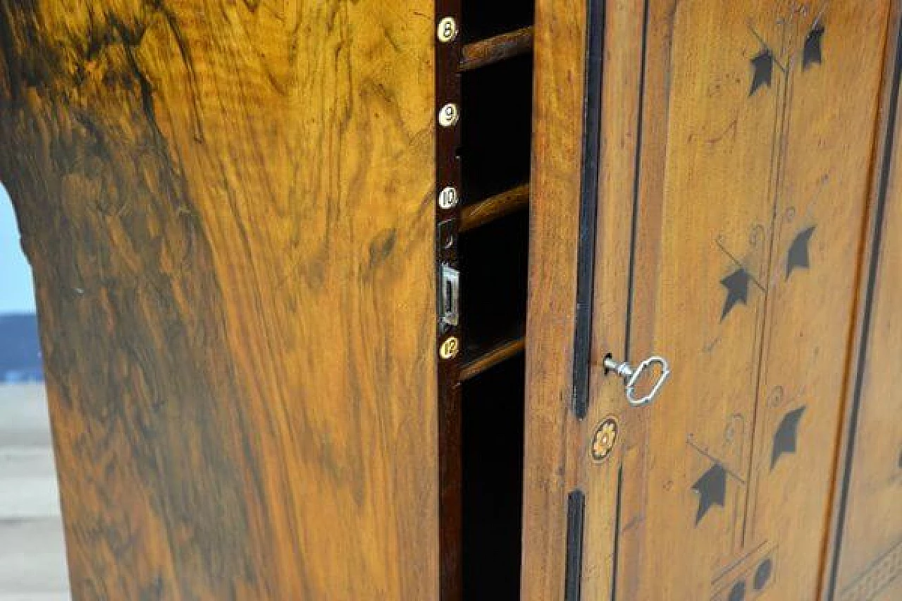 English filing cabinet in mahogany  by Ogden & Son, 19th century 12