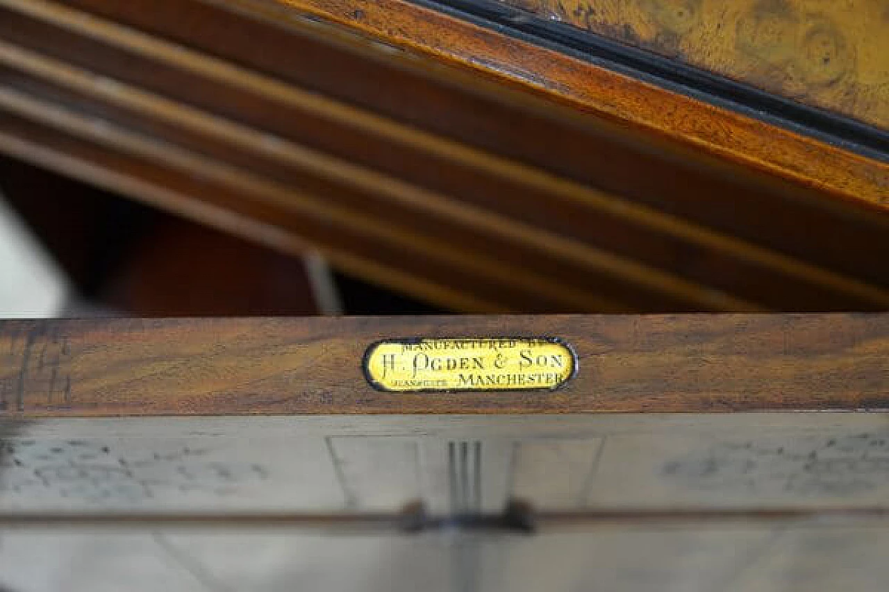 English filing cabinet in mahogany  by Ogden & Son, 19th century 14