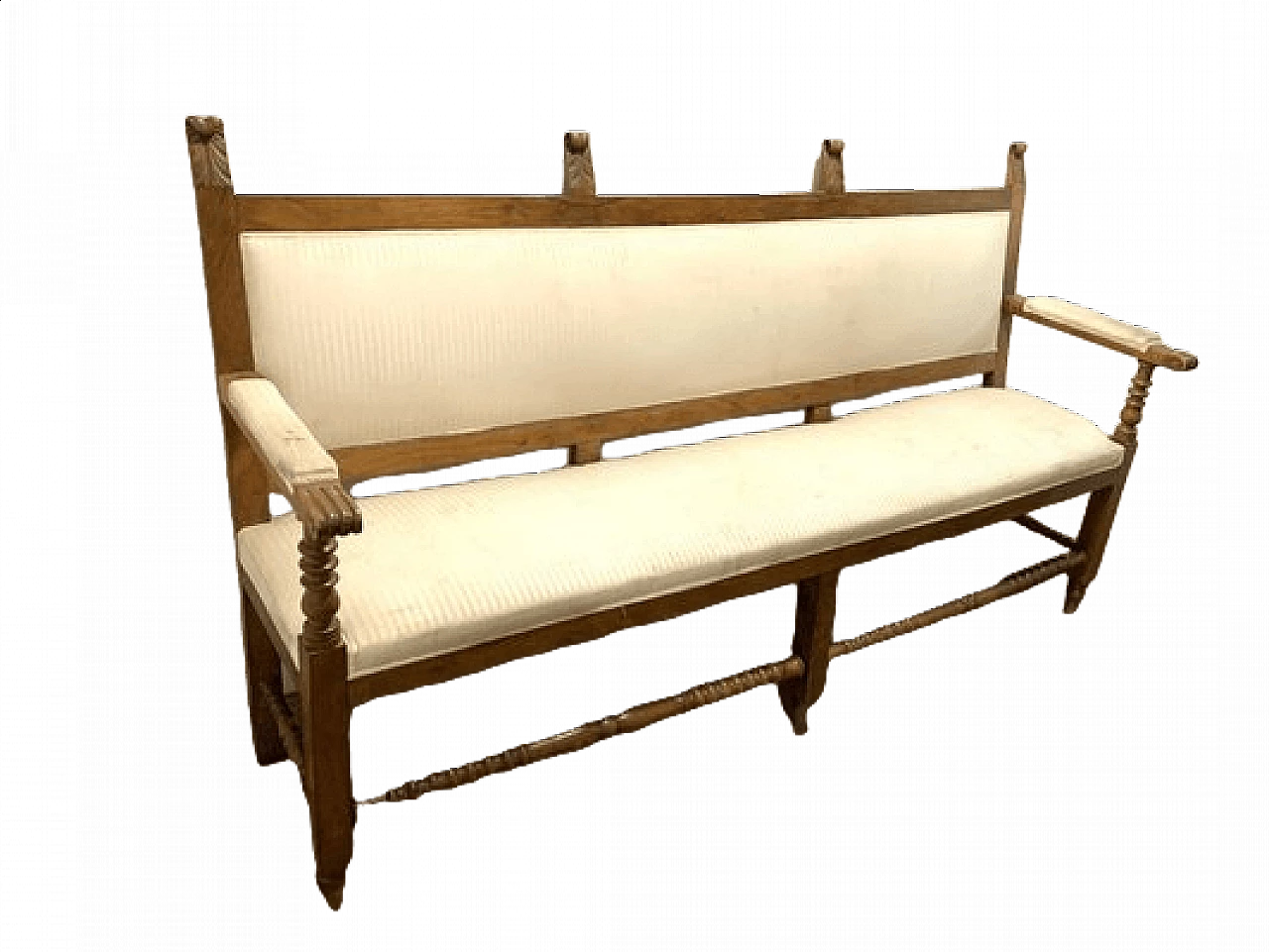 Umbertino sofa in walnut, 19th century 9