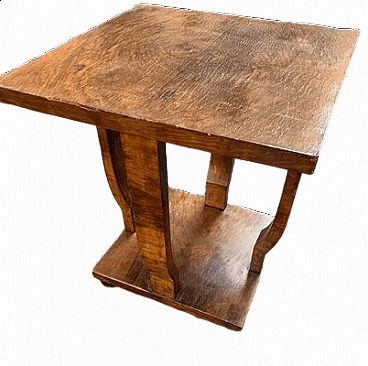 Art Deco style coffee table in briarwood, 1930s