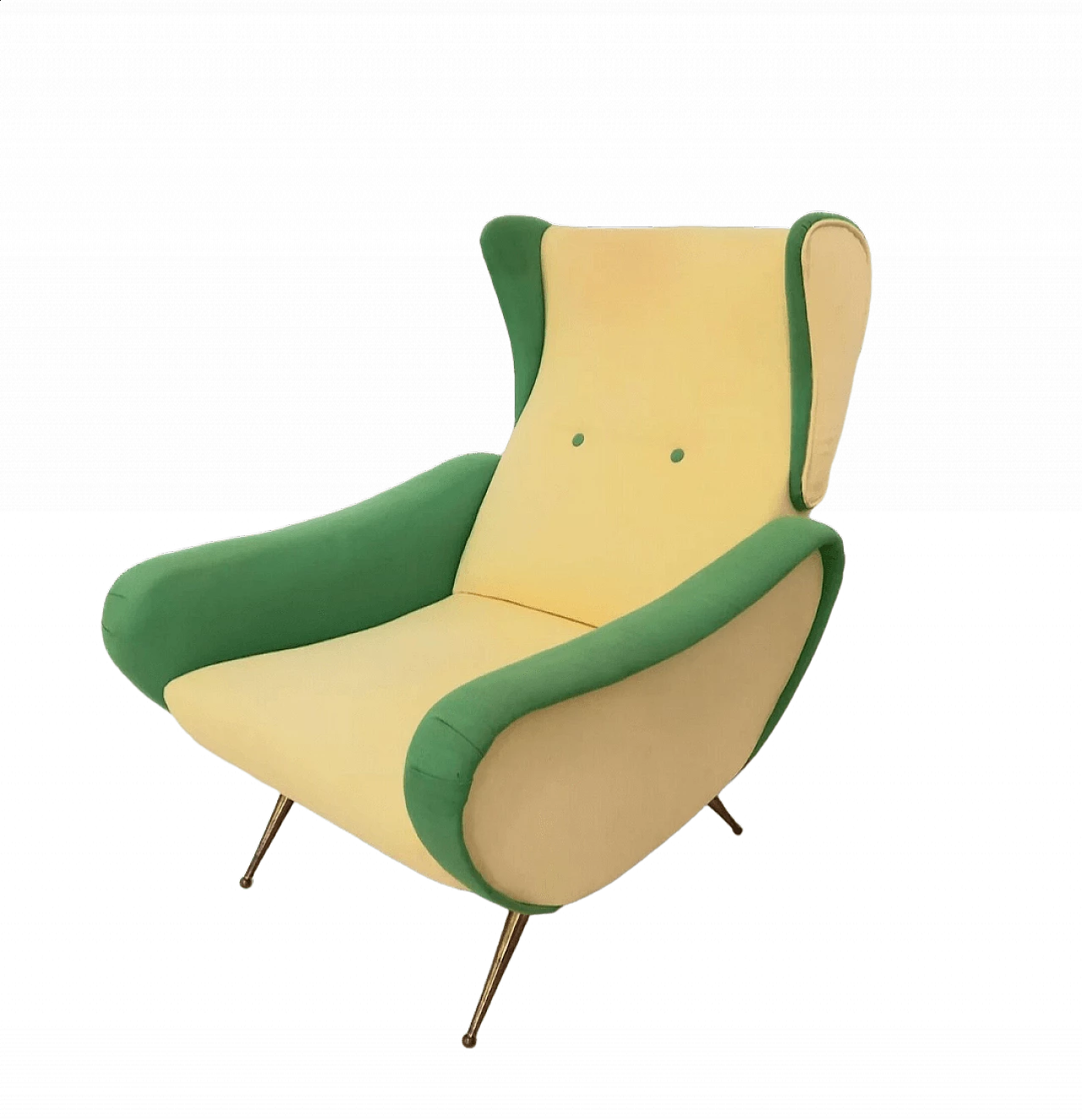Armchair in fabric in Lady style, 1960s 6