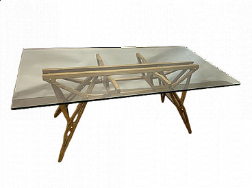 Dining table Reale by Carlo Mollino for Zanotta, 1980s