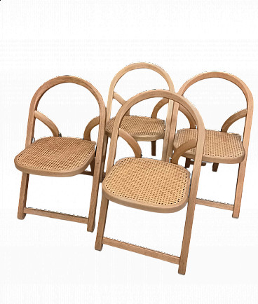 4 Arca chairs by Gigi Sabadin for Crassevig, 1970s
