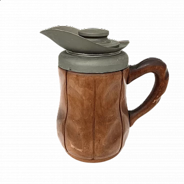 Thermo jug in wood by Aldo Tura for Macabo, 1970s