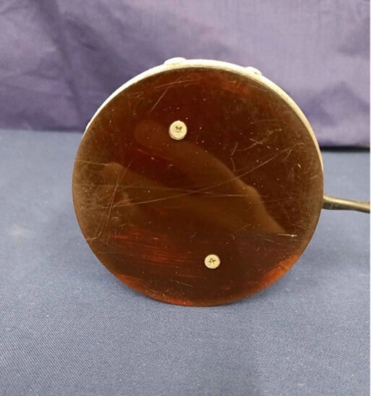 Lampada da tavolo con scultura argento di Ottaviani 6