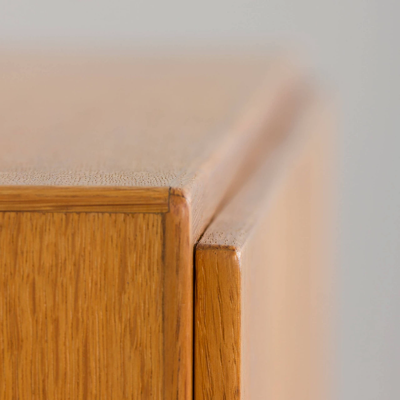 Danish oak China cabinet by Børge Mogensen for FDB, 1960s 19