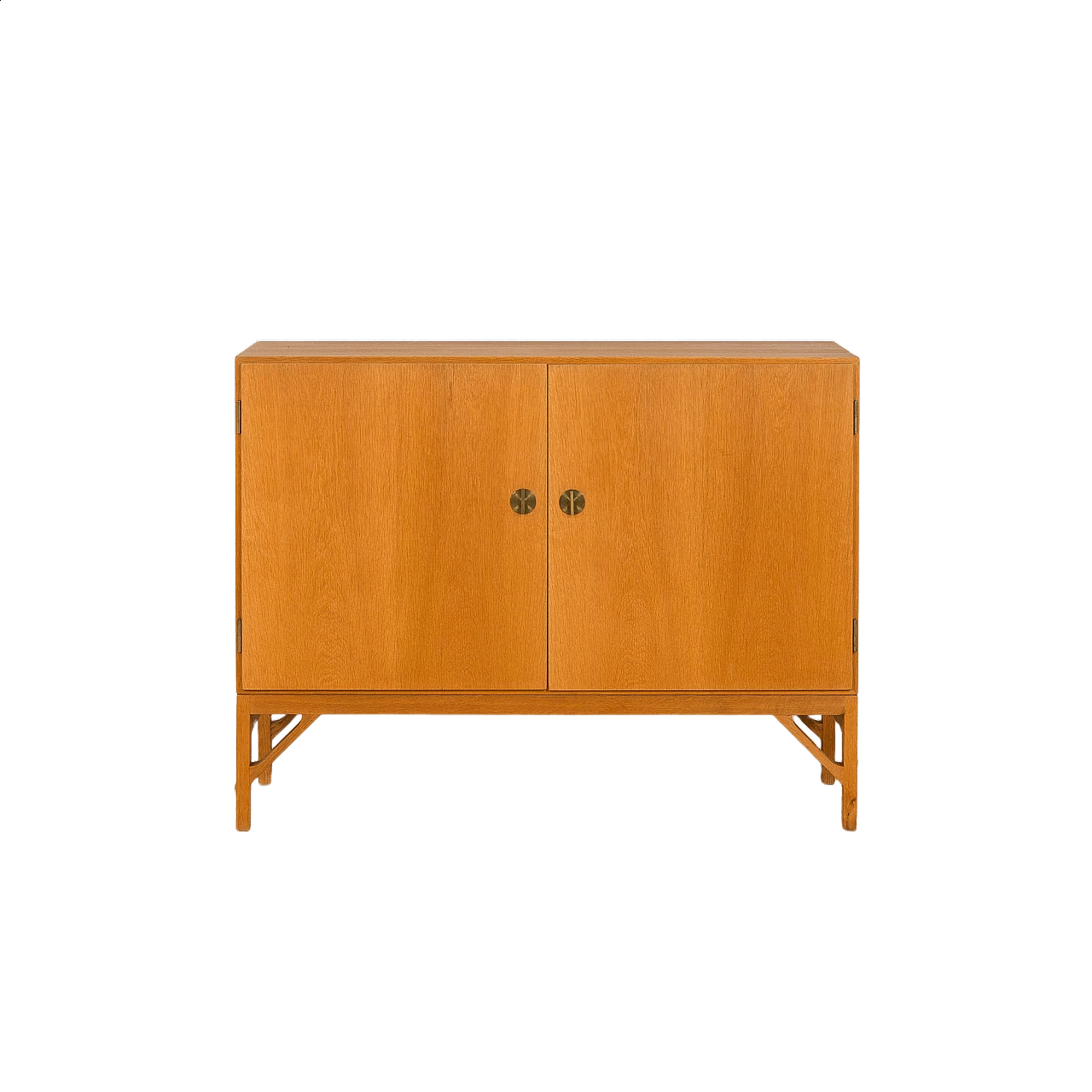 Danish oak China cabinet by Børge Mogensen for FDB, 1960s 22