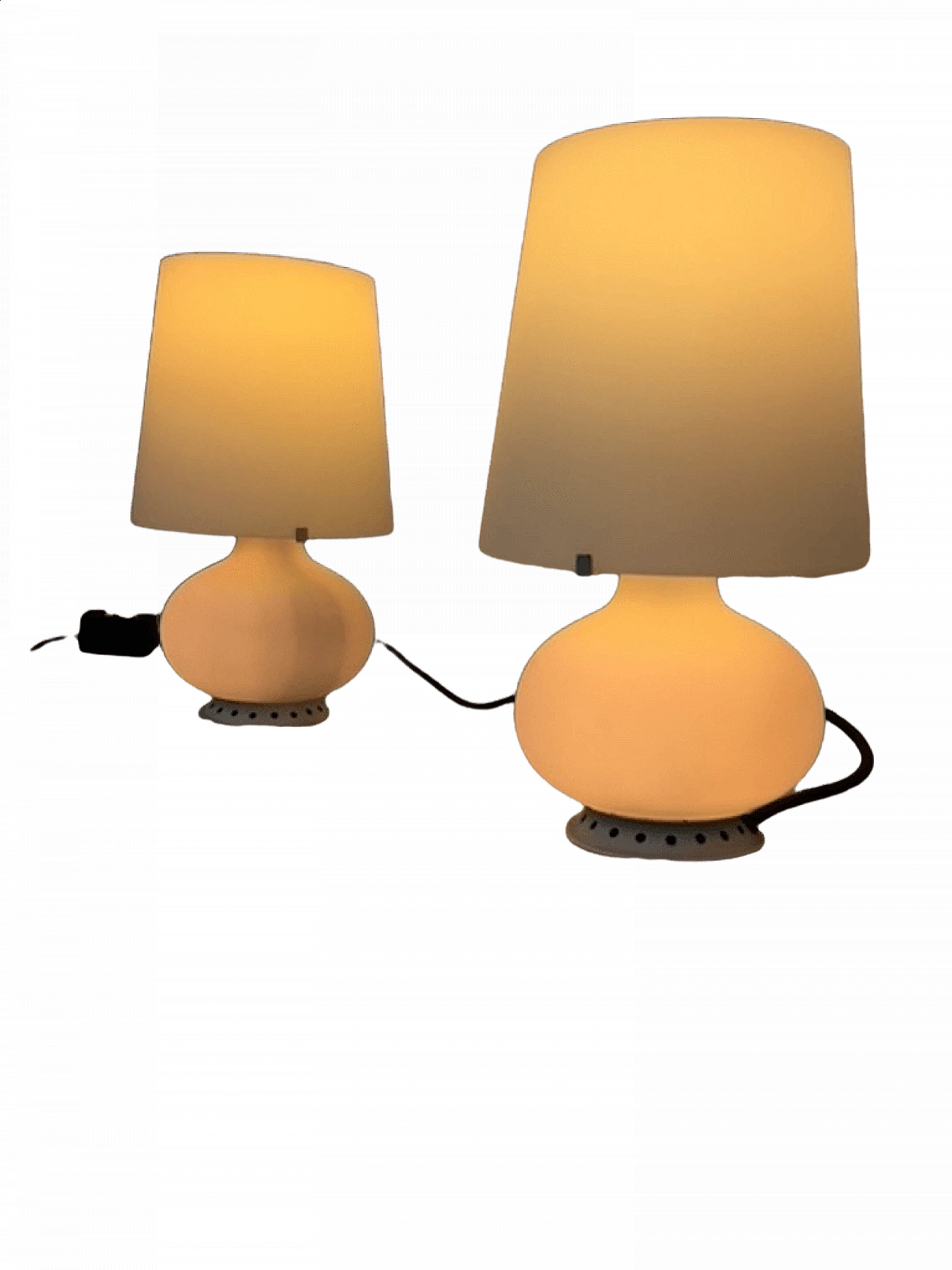 Pair of 1853 table lamps by Max Ingrand for Fontana Arte, 1960s 13
