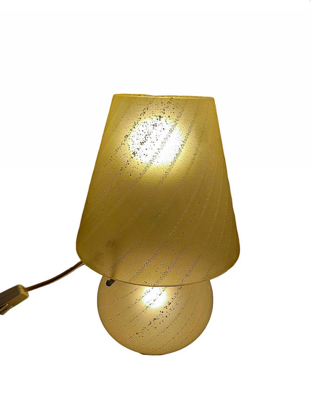 Lampada da tavolo in vetro Murano, anni '90 9