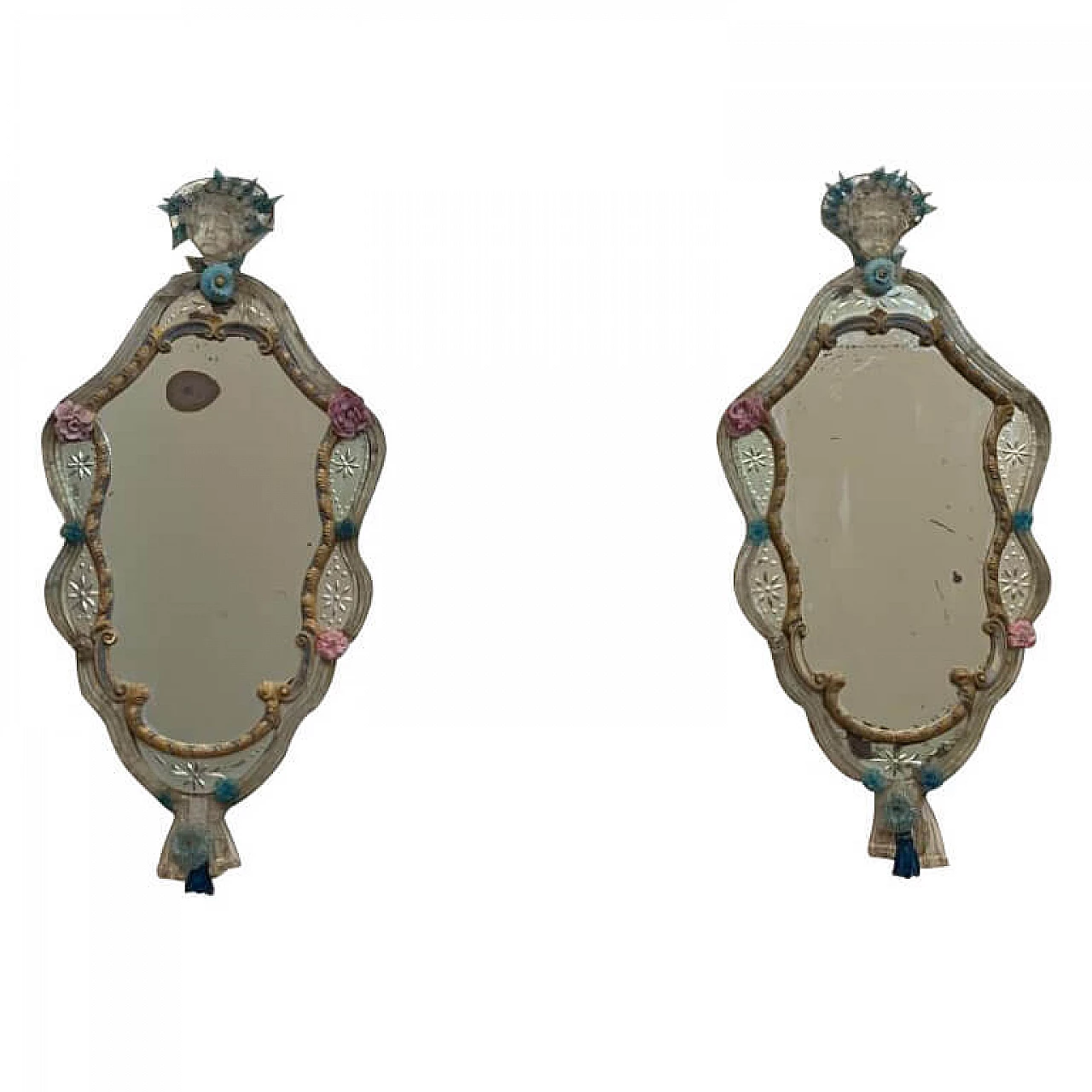 Coppia di specchi in Stile Barocchetto veneziano, '700 30