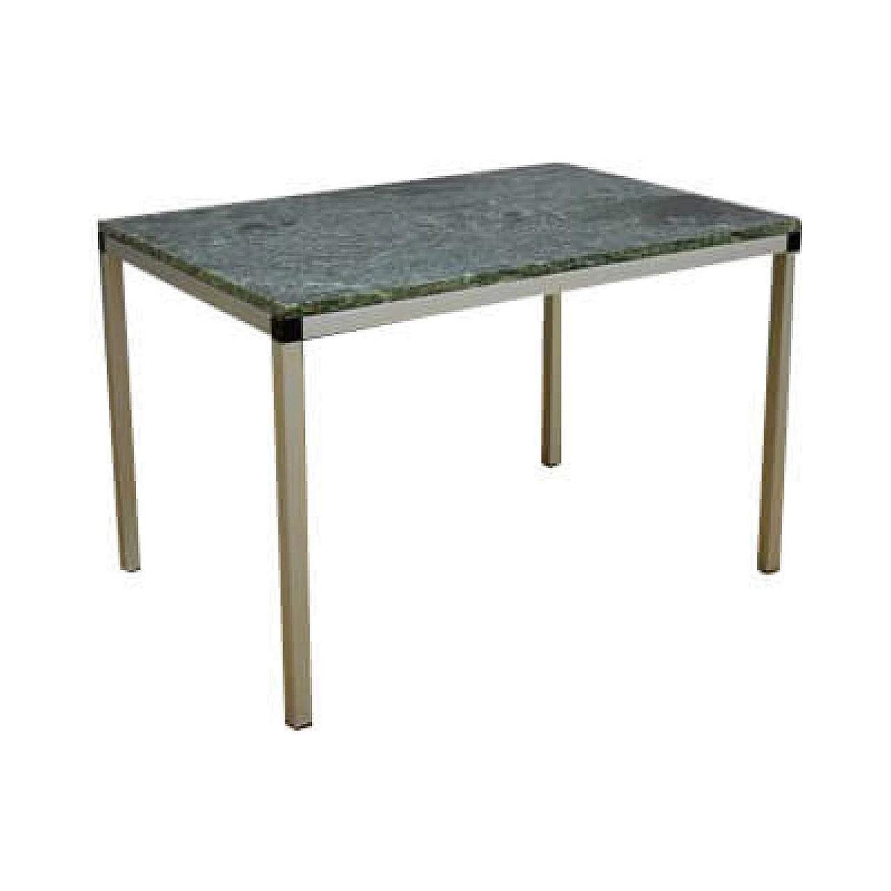 Green marble coffee table in Florence Knoll style, 1960s 7