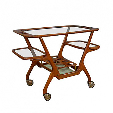 Bar trolley in the style of Ico Parisi for De Baggis, 1950s