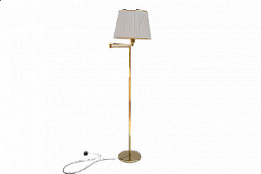 Brass floor lamp with joint, 1950s