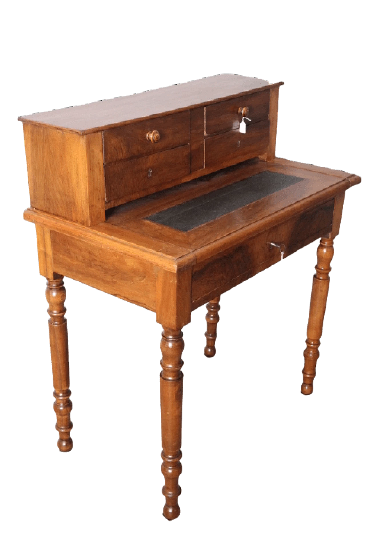 Scrittoio con alzata in stile Luigi Filippo in noce, '800 16