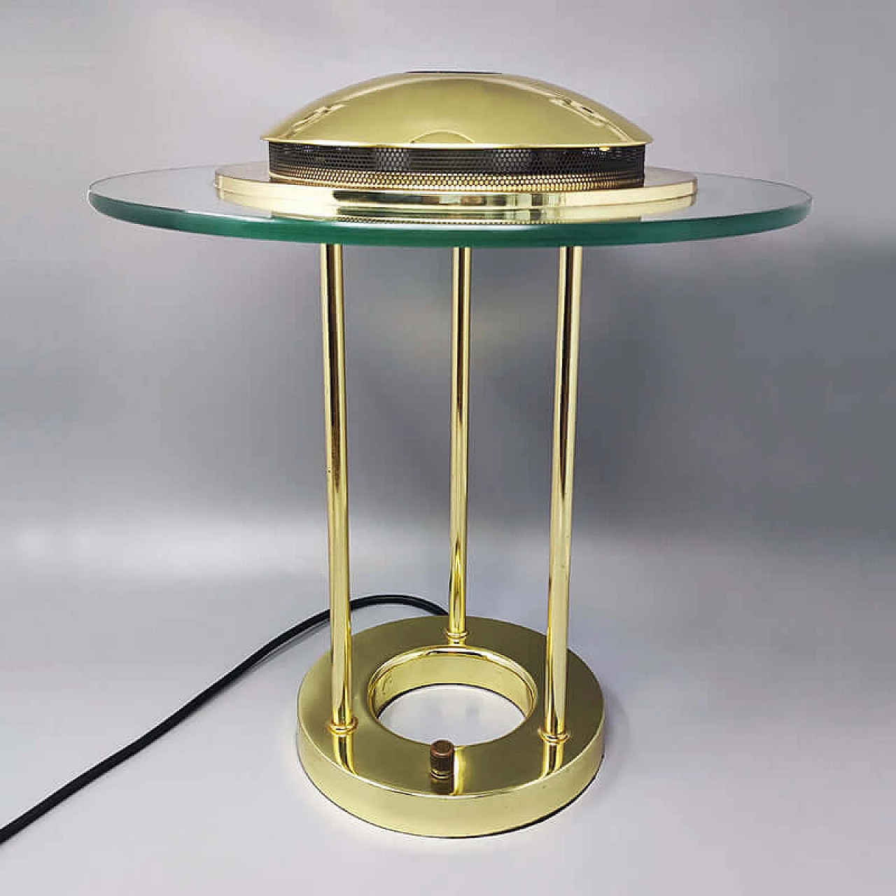 Saturn table lamp by Robert Sonneman for Gerorge Kovacs, 1980s 1