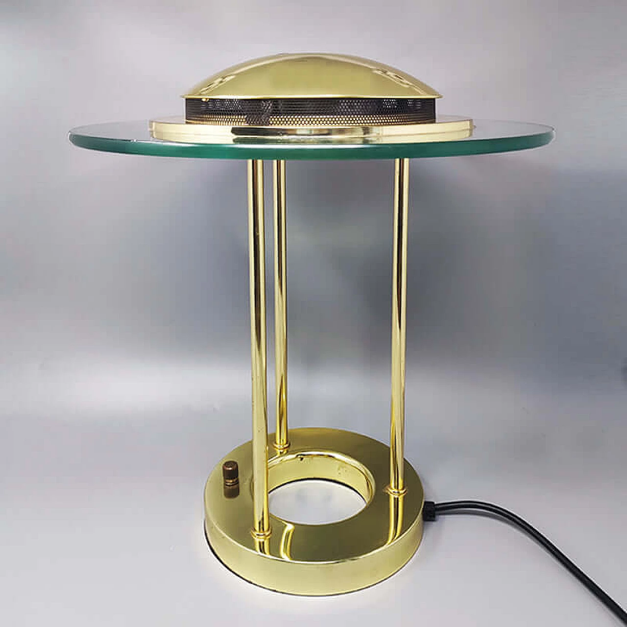 Saturn table lamp by Robert Sonneman for Gerorge Kovacs, 1980s 3