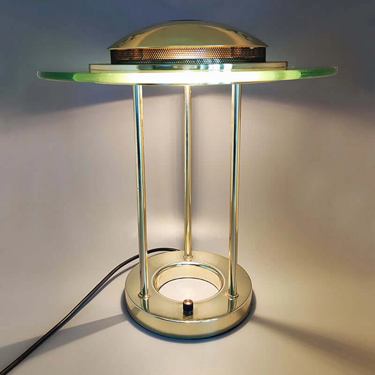 Saturn table lamp by Robert Sonneman for Gerorge Kovacs, 1980s 5