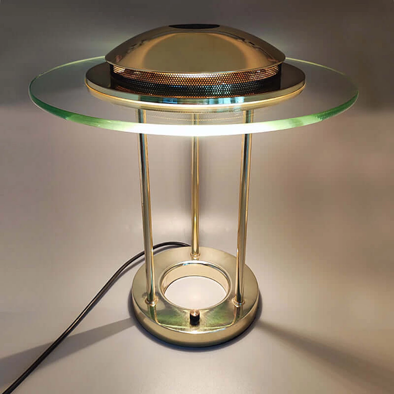 Saturn table lamp by Robert Sonneman for Gerorge Kovacs, 1980s 6