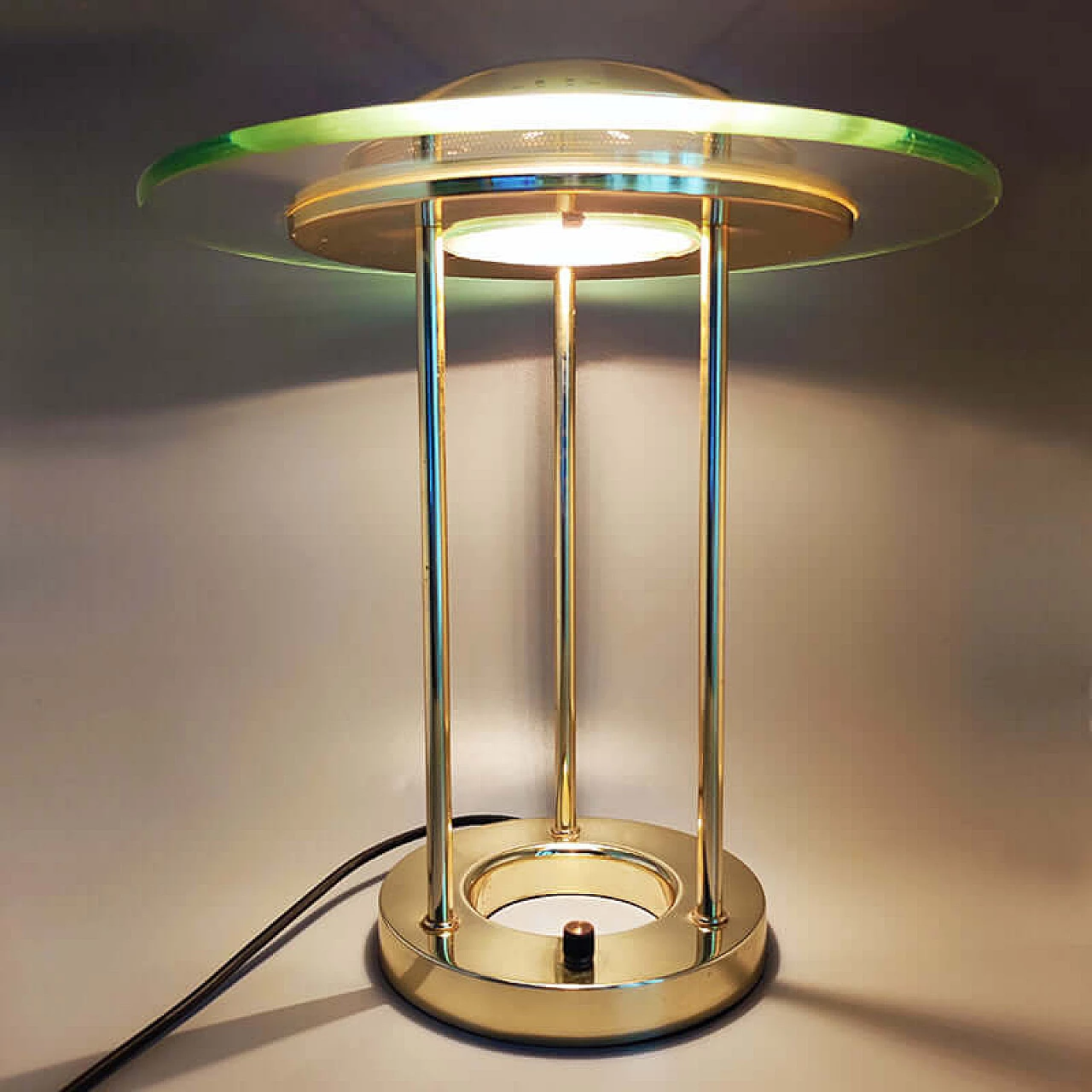Saturn table lamp by Robert Sonneman for Gerorge Kovacs, 1980s 7