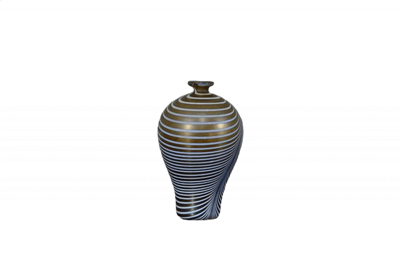 Blown glass vase by Bertil Vallien for Kosta Boda, 1960s 5