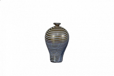 Blown glass vase by Bertil Vallien for Kosta Boda, 1960s