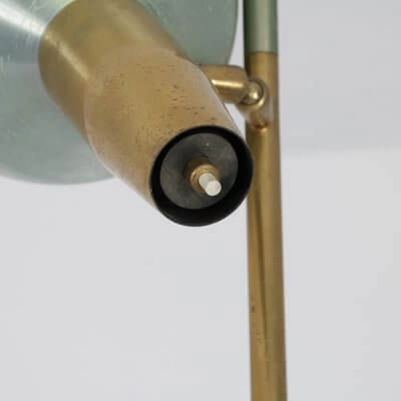 Painted aluminium floor lamp by Oscar Torlasco, 1960s 21