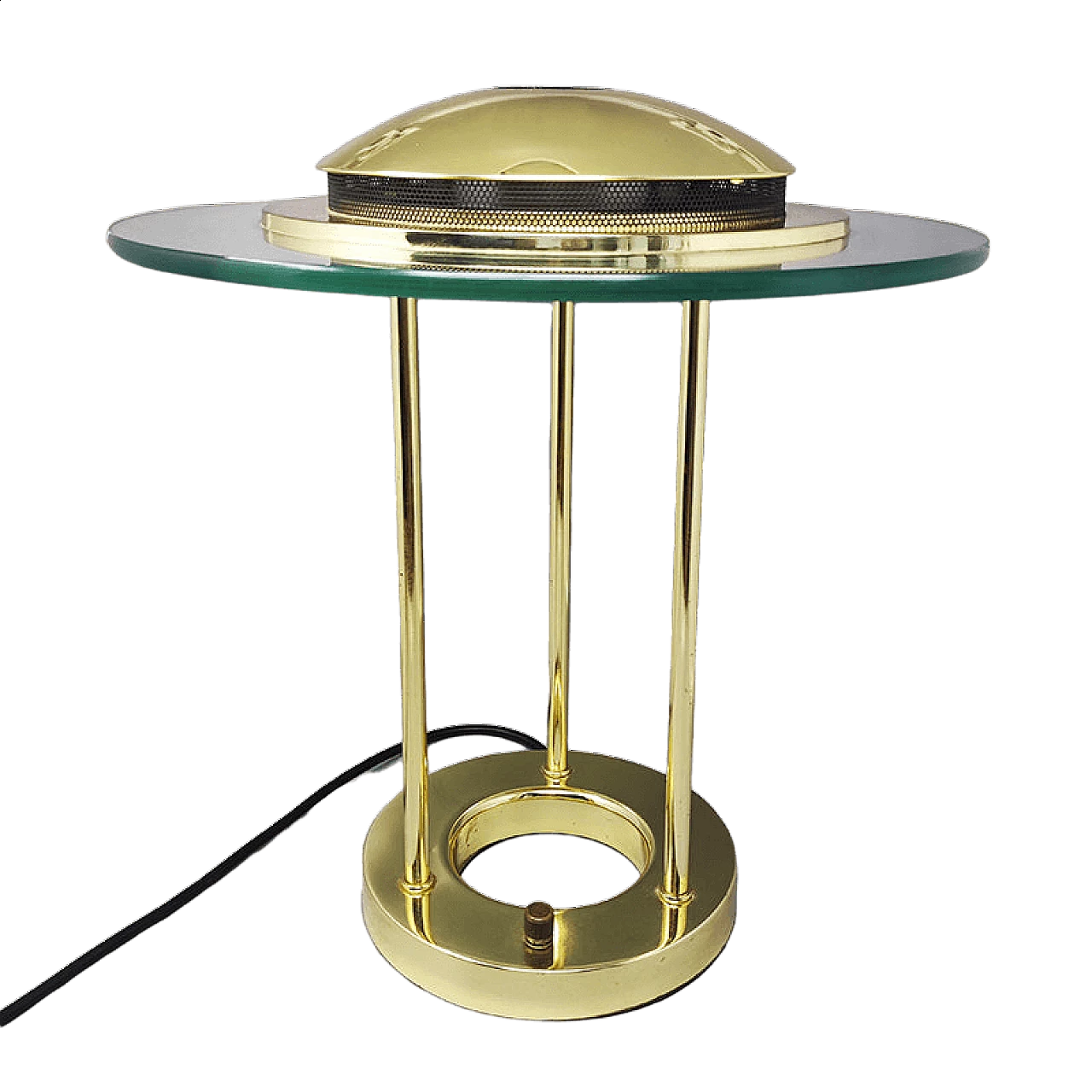 Saturn table lamp by Robert Sonneman for Gerorge Kovacs, 1980s 12