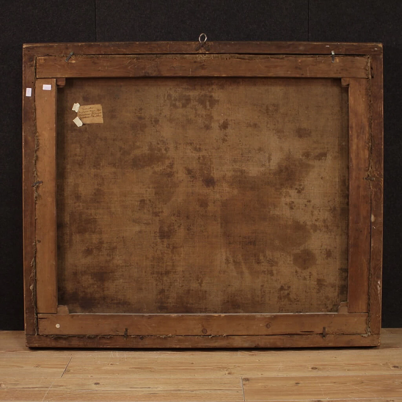 La bottega del maniscalco, dipinto a olio su tela, '600 11