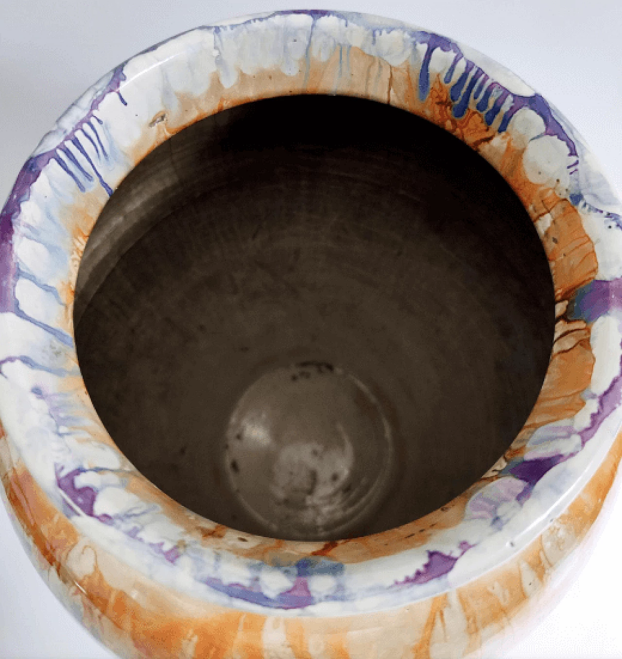 Vase in lacquered earthenware by Pasquinucci, 1940s 4