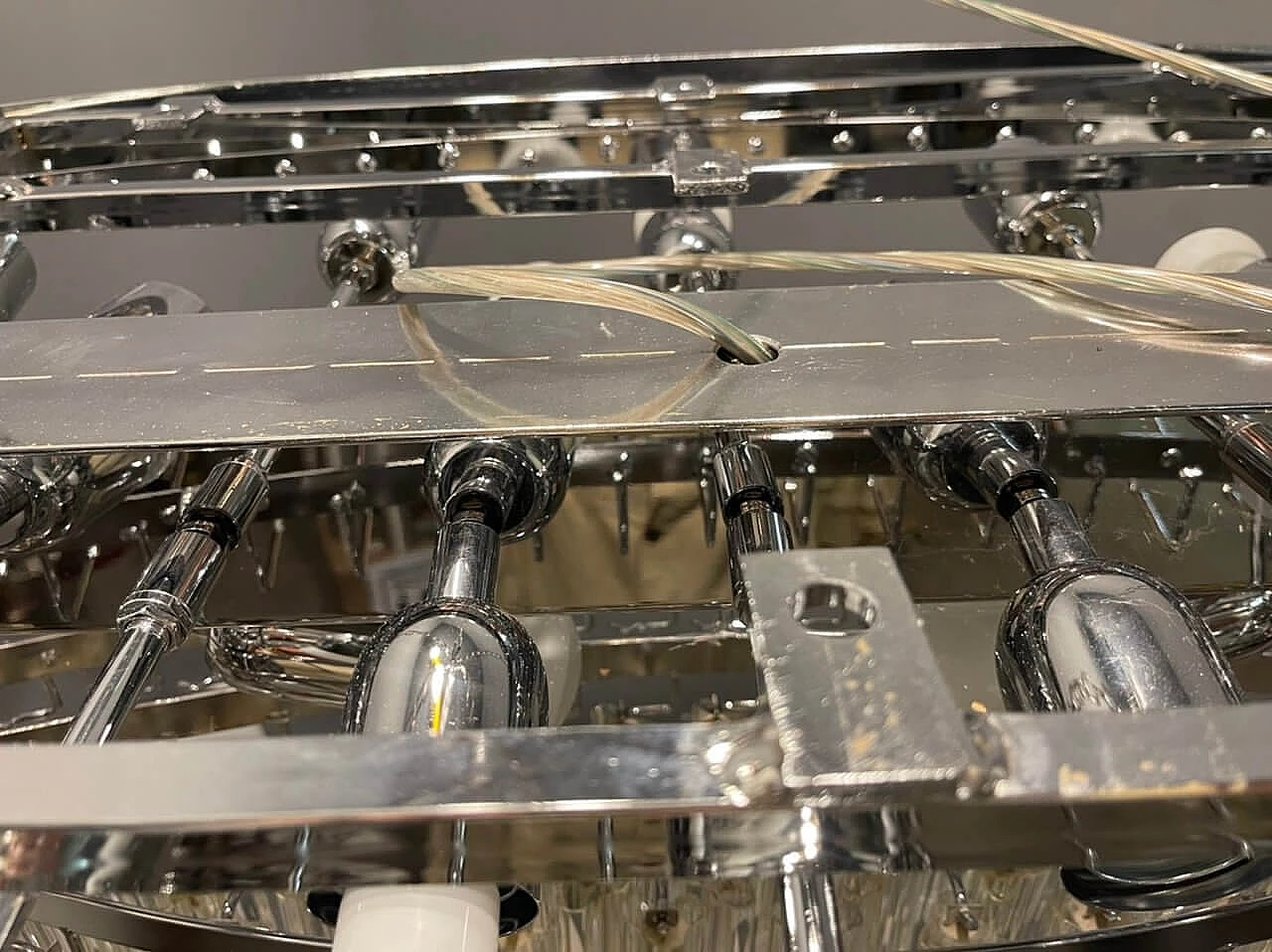 Triedri prism chandelier in Murano glass, 1960s 2