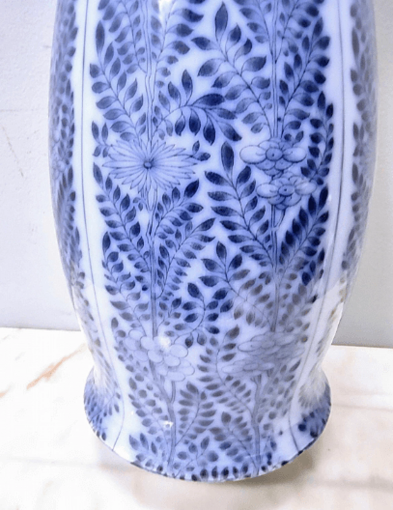 Vase in lacquered ceramic by Laveno Chinoiserie, 1940s 3