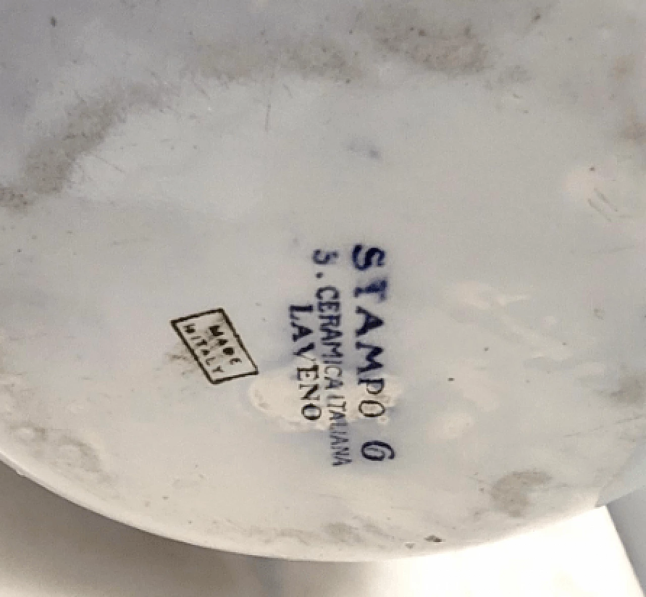 Vase in lacquered ceramic by Laveno Chinoiserie, 1940s 9