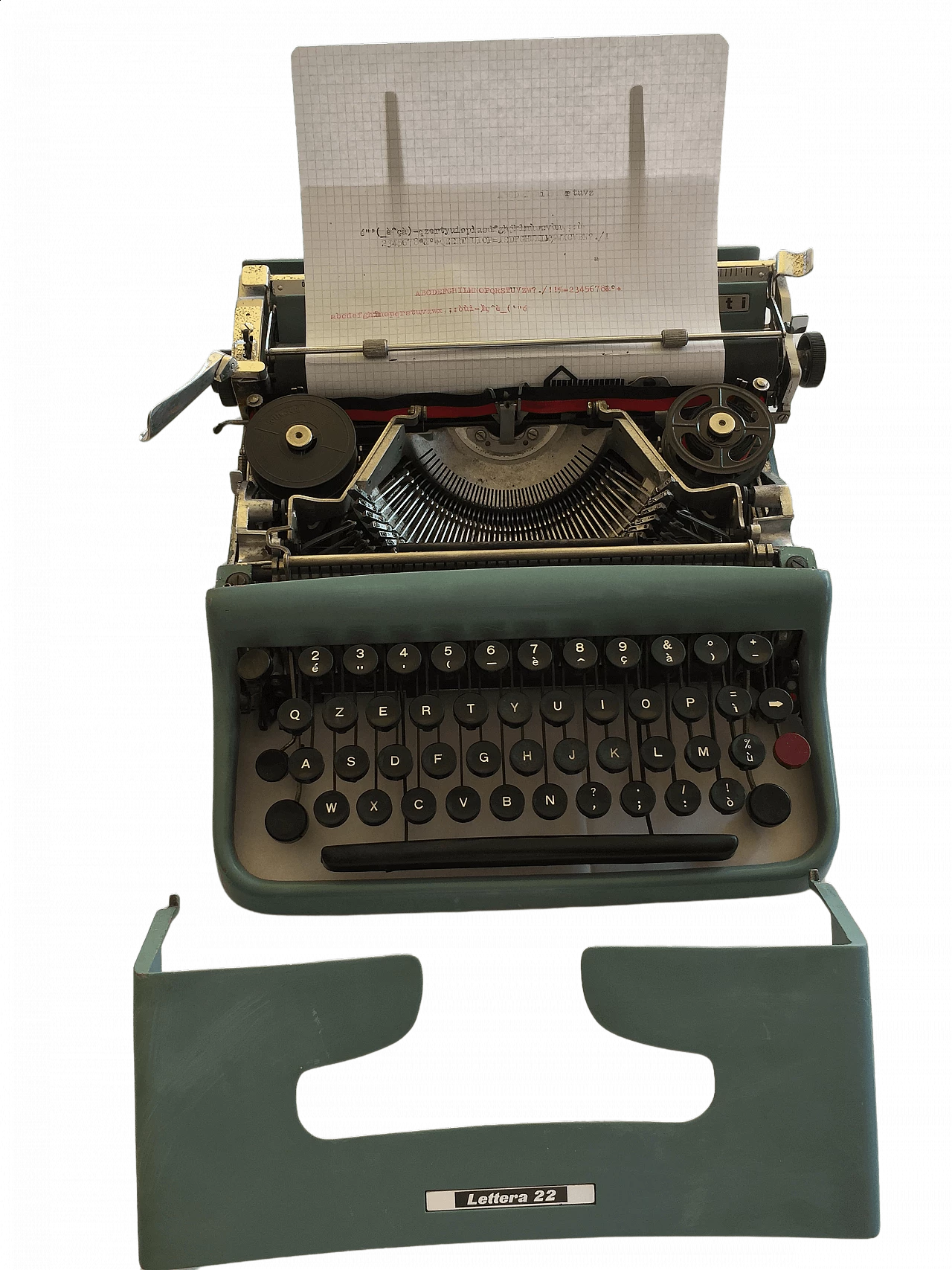 Macchina da scrivere Lettera 22 di Olivetti, anni '50 15