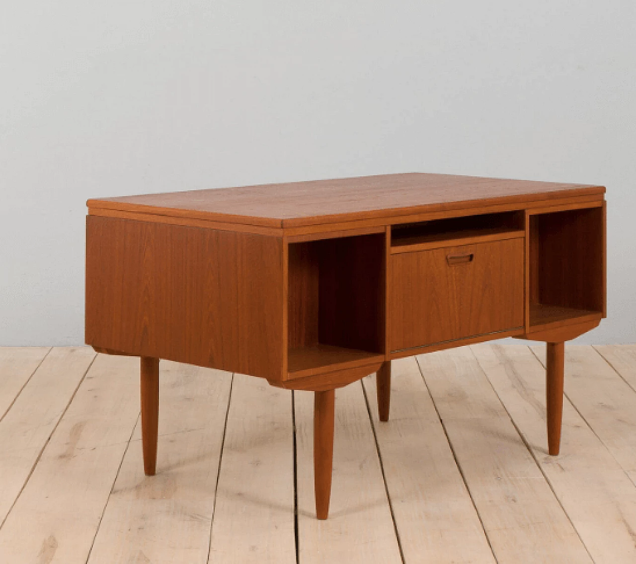 Pair of danish desks in teak by J. Svenstrup for AP Furniture, 1960s 6