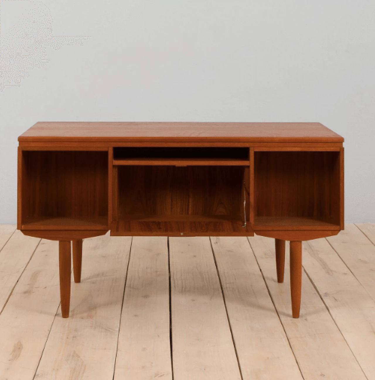 Pair of danish desks in teak by J. Svenstrup for AP Furniture, 1960s 8