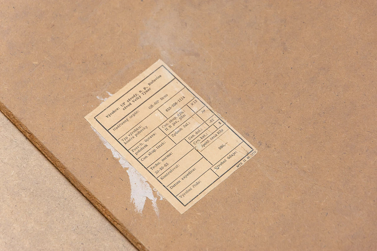 Divano letto pieghevole con struttura in faggio, anni '60 14