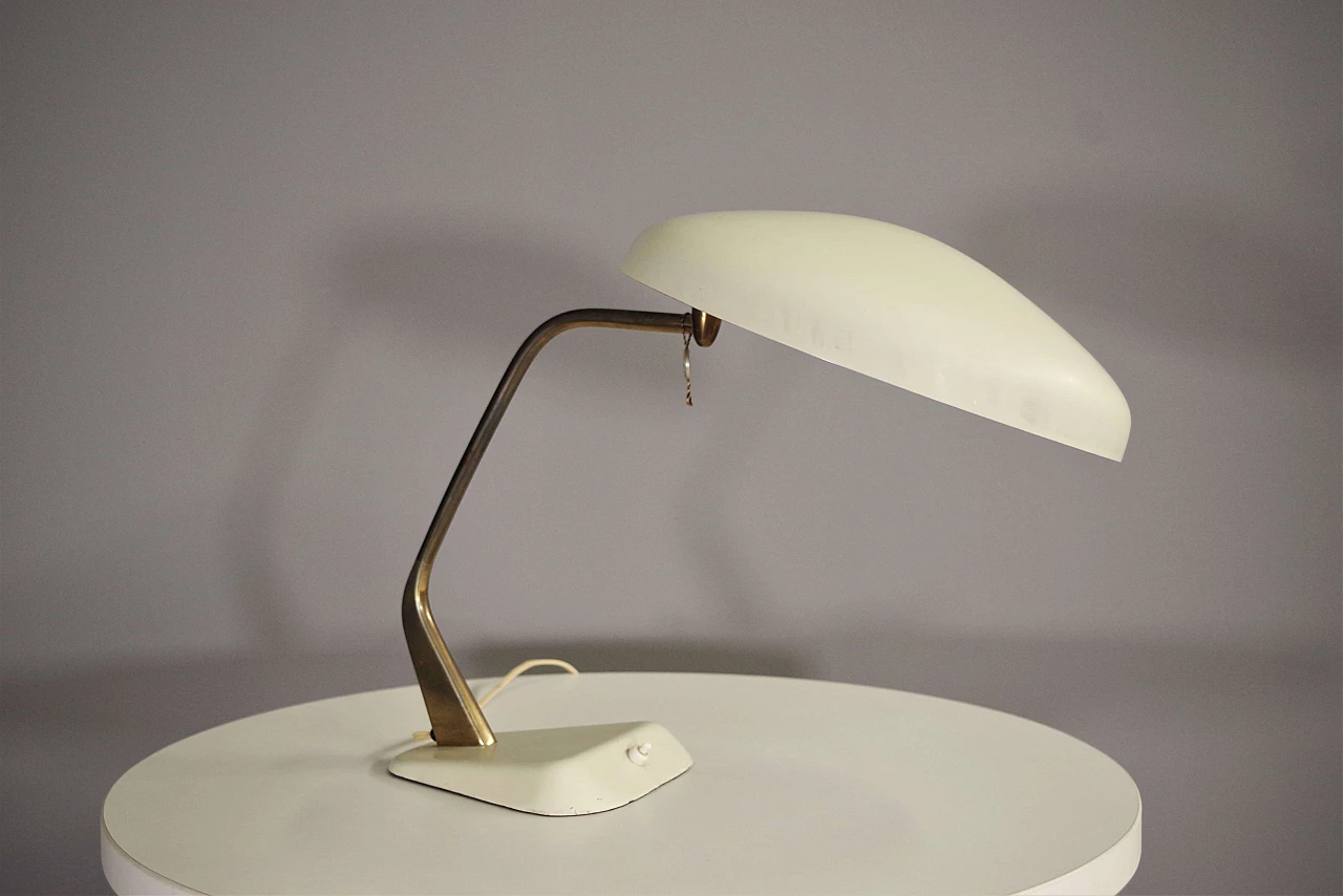 Metal and plastic table lamp by Belmag, 1950s 5