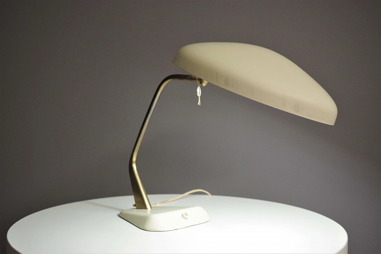 Metal and plastic table lamp by Belmag, 1950s 8