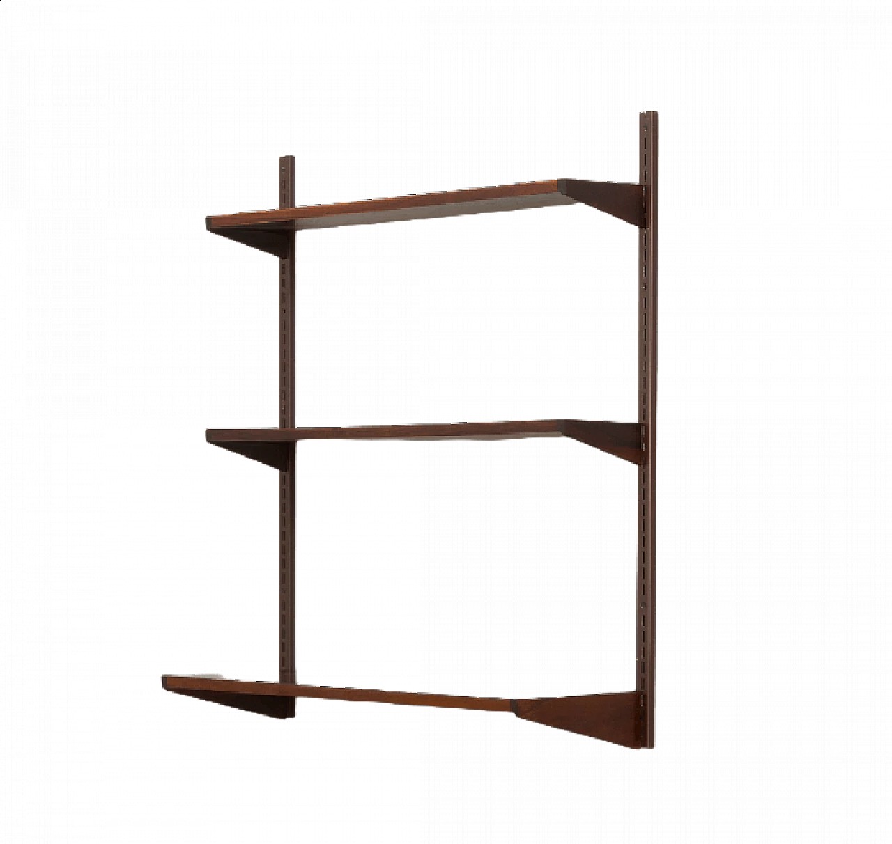 Hanging bookcase in rosewood by Kai Kristiansen for FM Mobler, 1960s 6