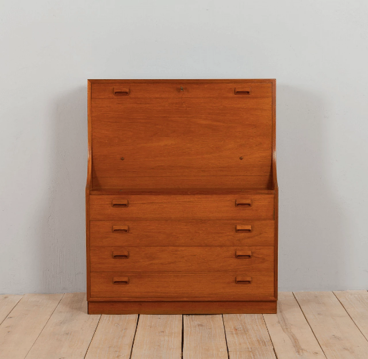 Secretaire in teak by Børge Mogensen for Søborg Møbelfabrik, 1960s 2