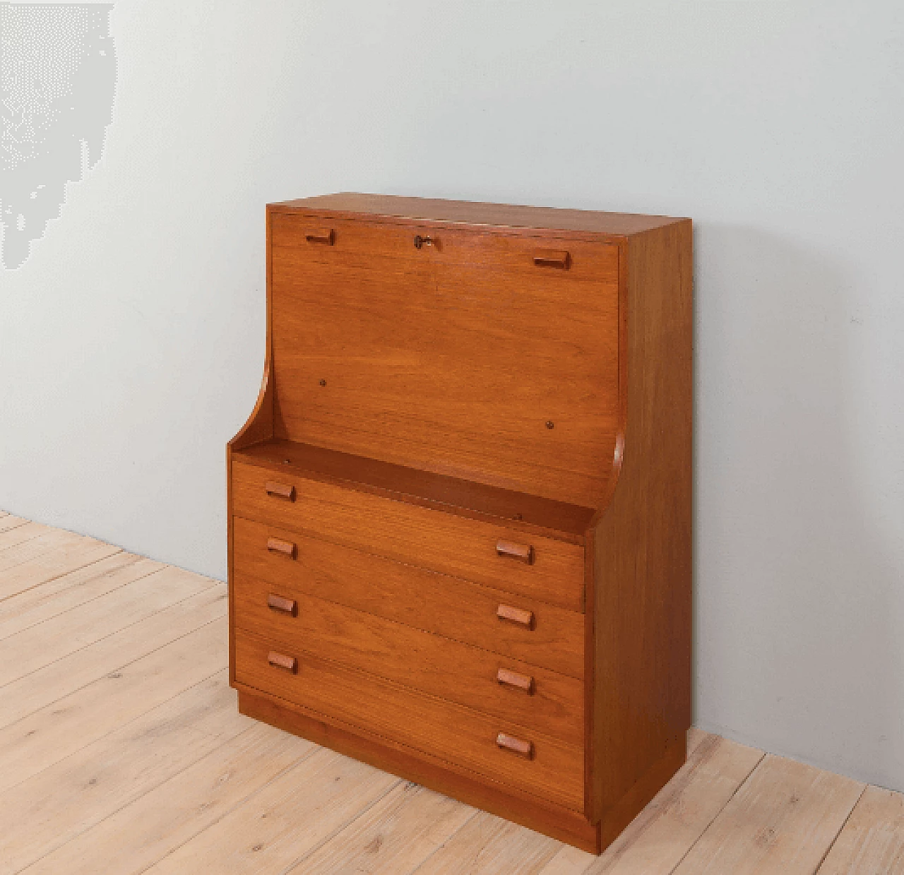 Secretaire in teak by Børge Mogensen for Søborg Møbelfabrik, 1960s 6