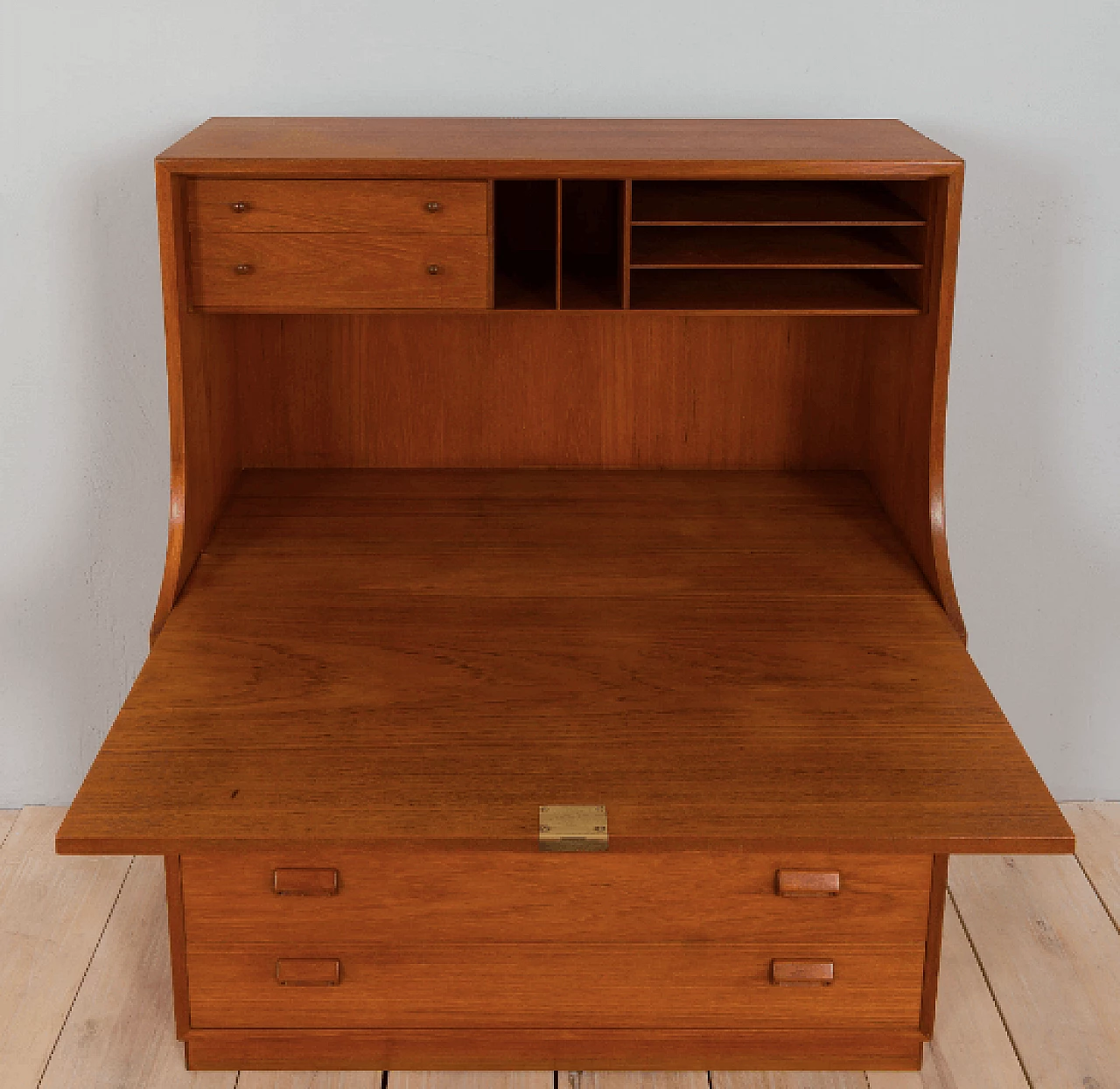 Secretaire in teak by Børge Mogensen for Søborg Møbelfabrik, 1960s 7